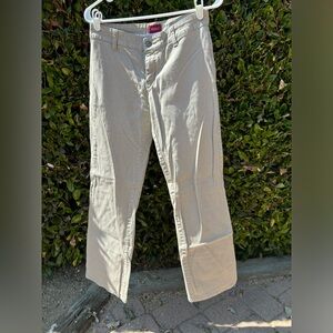 Khaki dickies stretch pants size 7